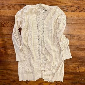Loft Creamy Off White Soft Cardigan